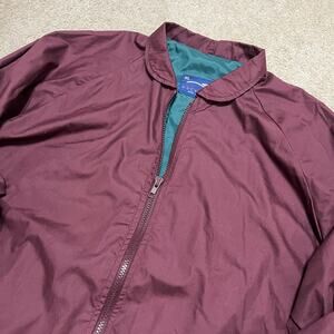 Vintage Duckster Nylon Lined Burgundy Outdoor Jacket XL